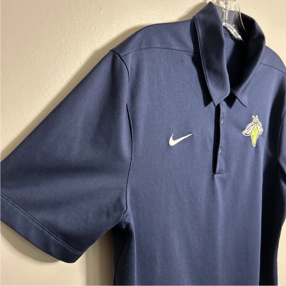 Nike Columbia Fireflies Minor League Baseball Men’s Golf Polo Sz Med Navy Blue - Picture 4 of 6